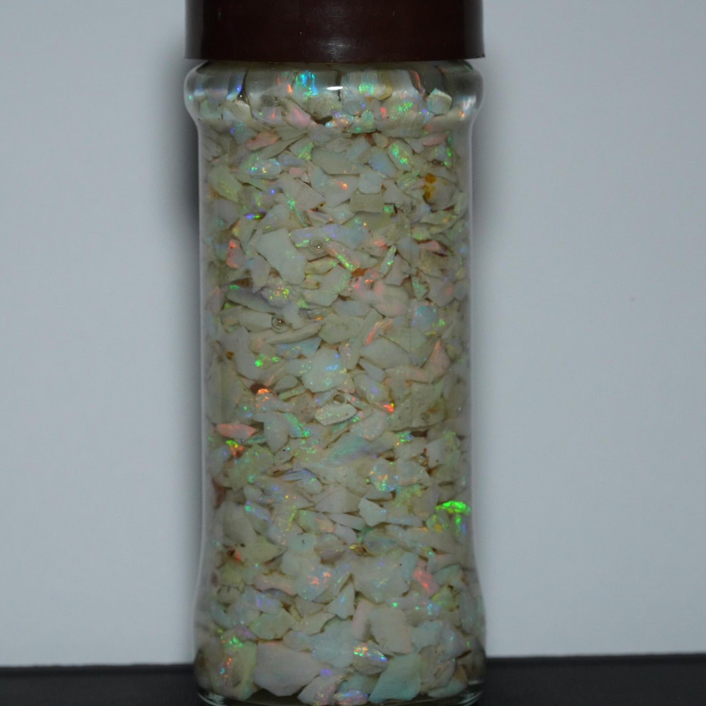 Raw Rough Opal Chip Jar | Gift for them | October Birthstone