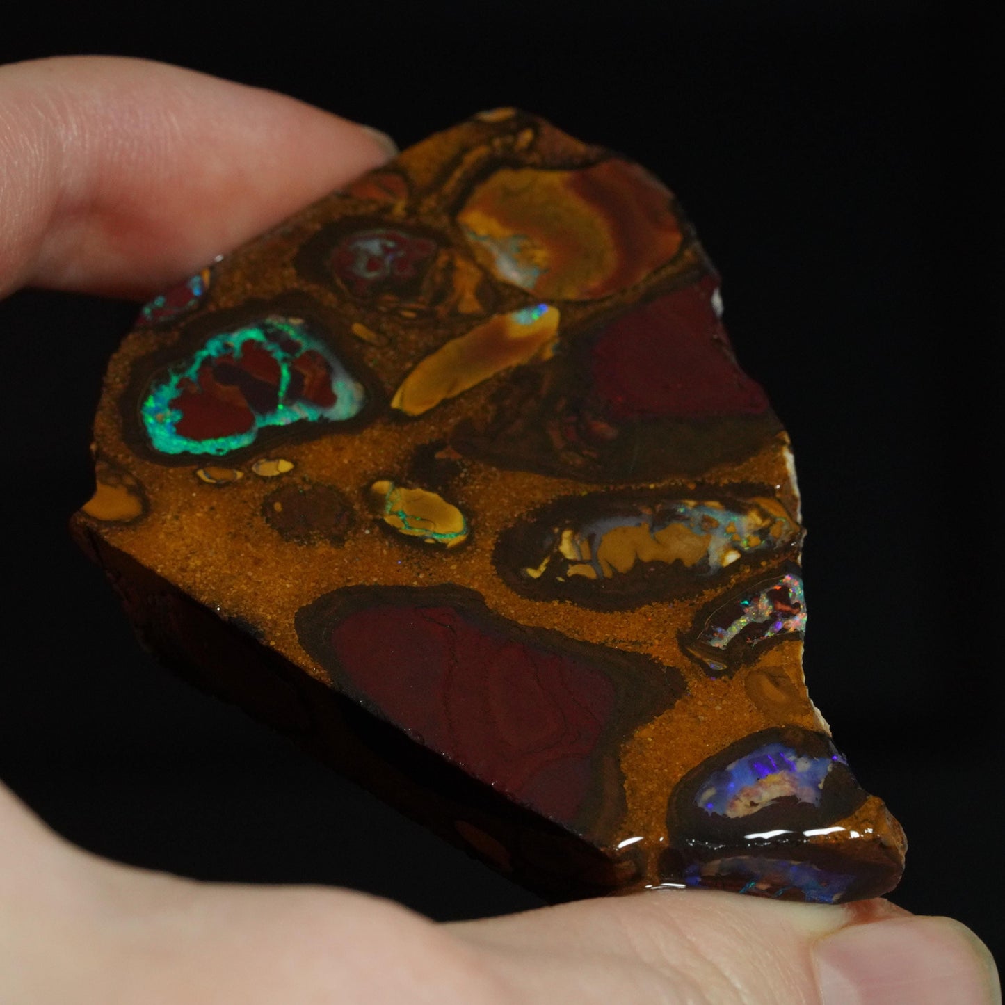 Boulder Opal Slab
