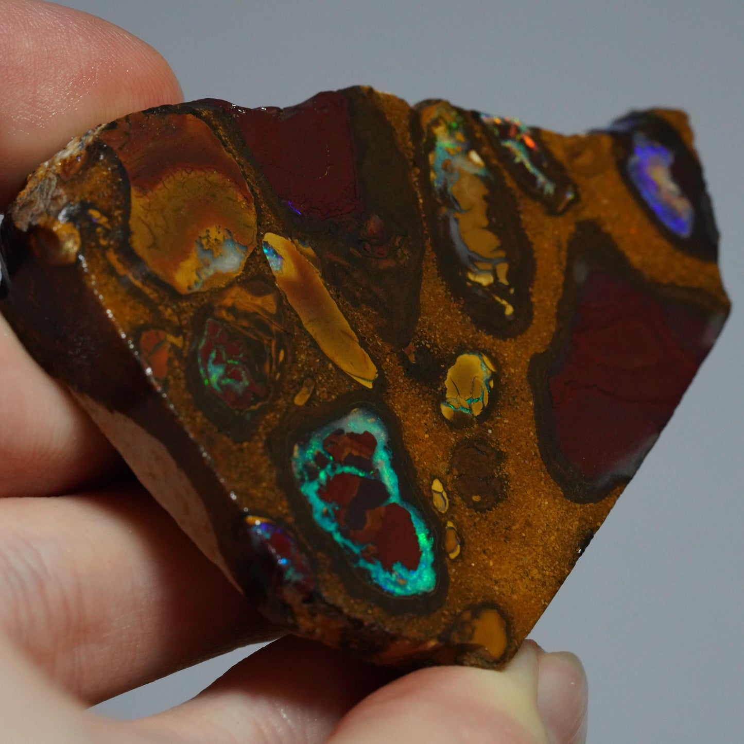 Boulder Opal Slab