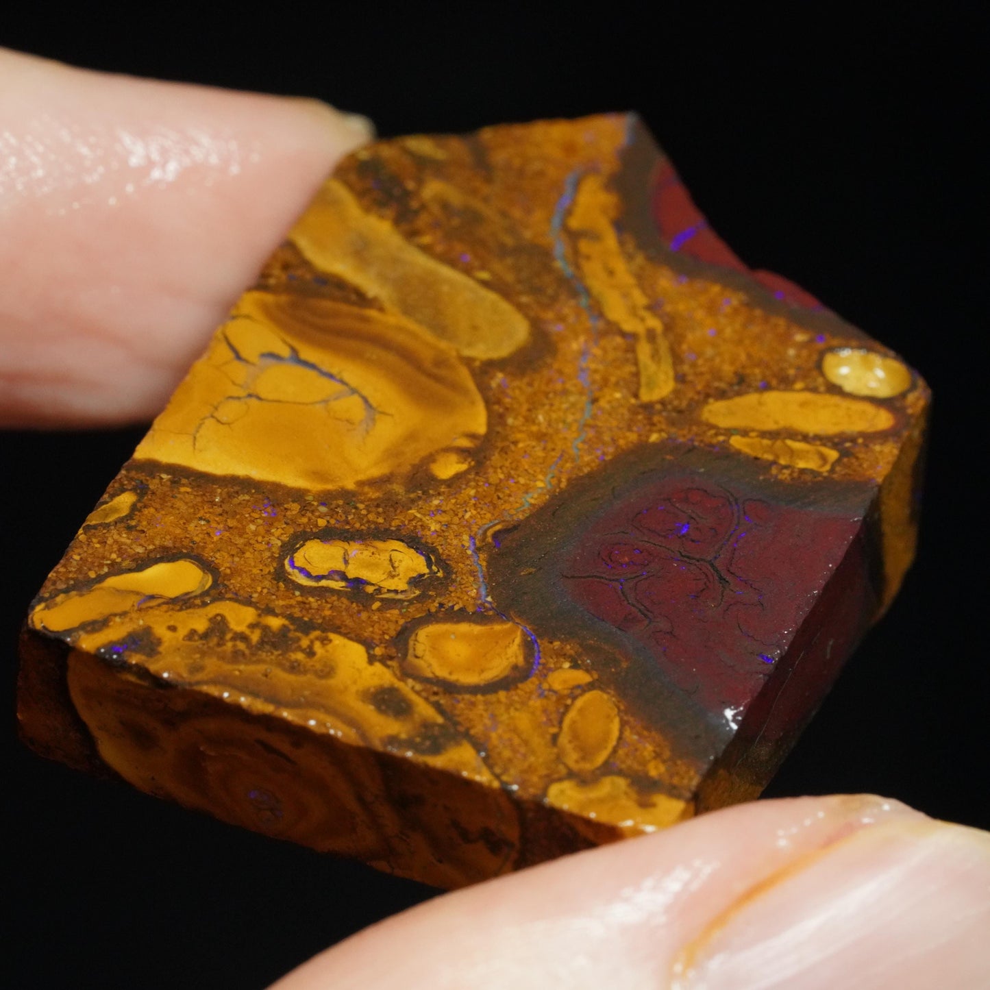 Boulder Opal Slab