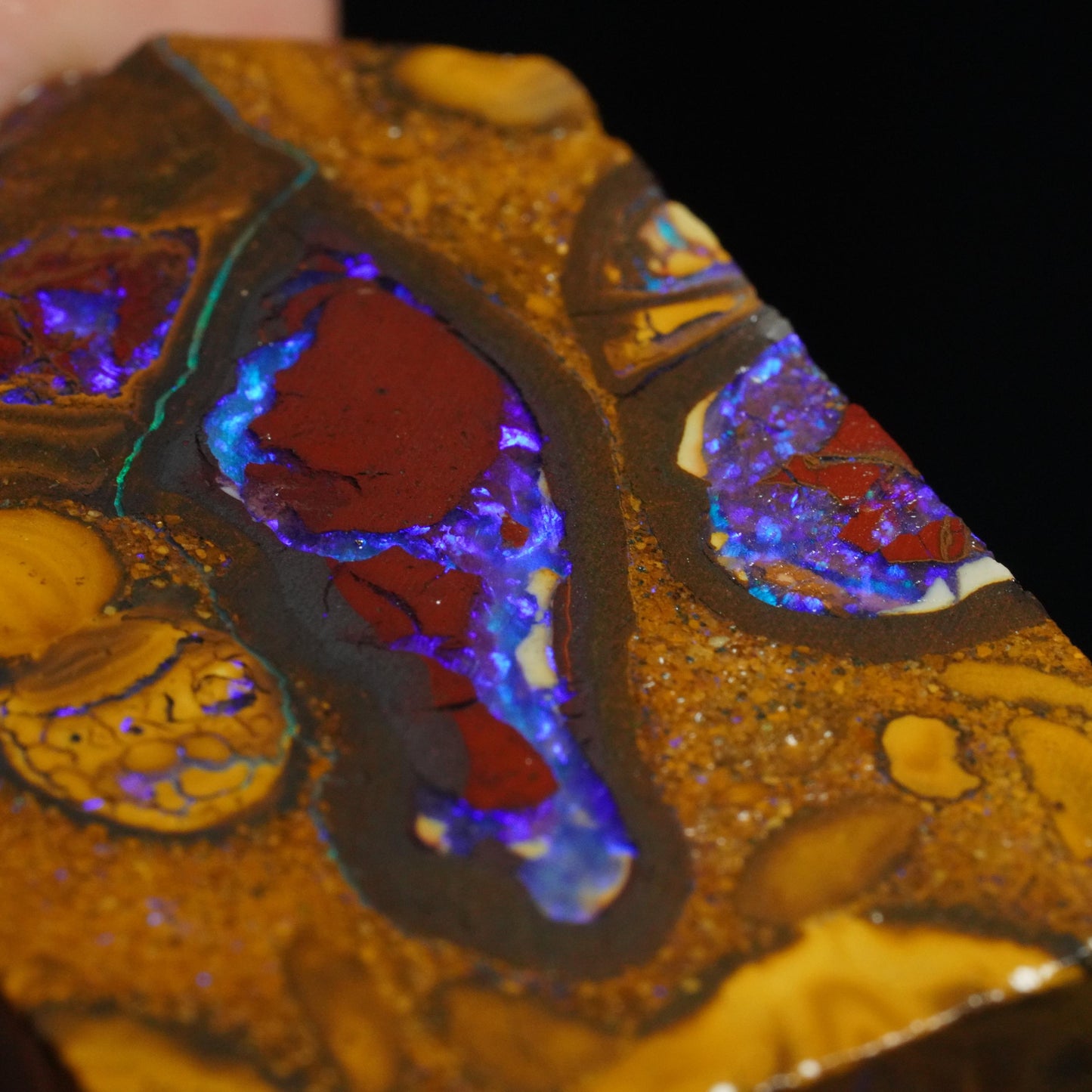 Boulder Opal Slab