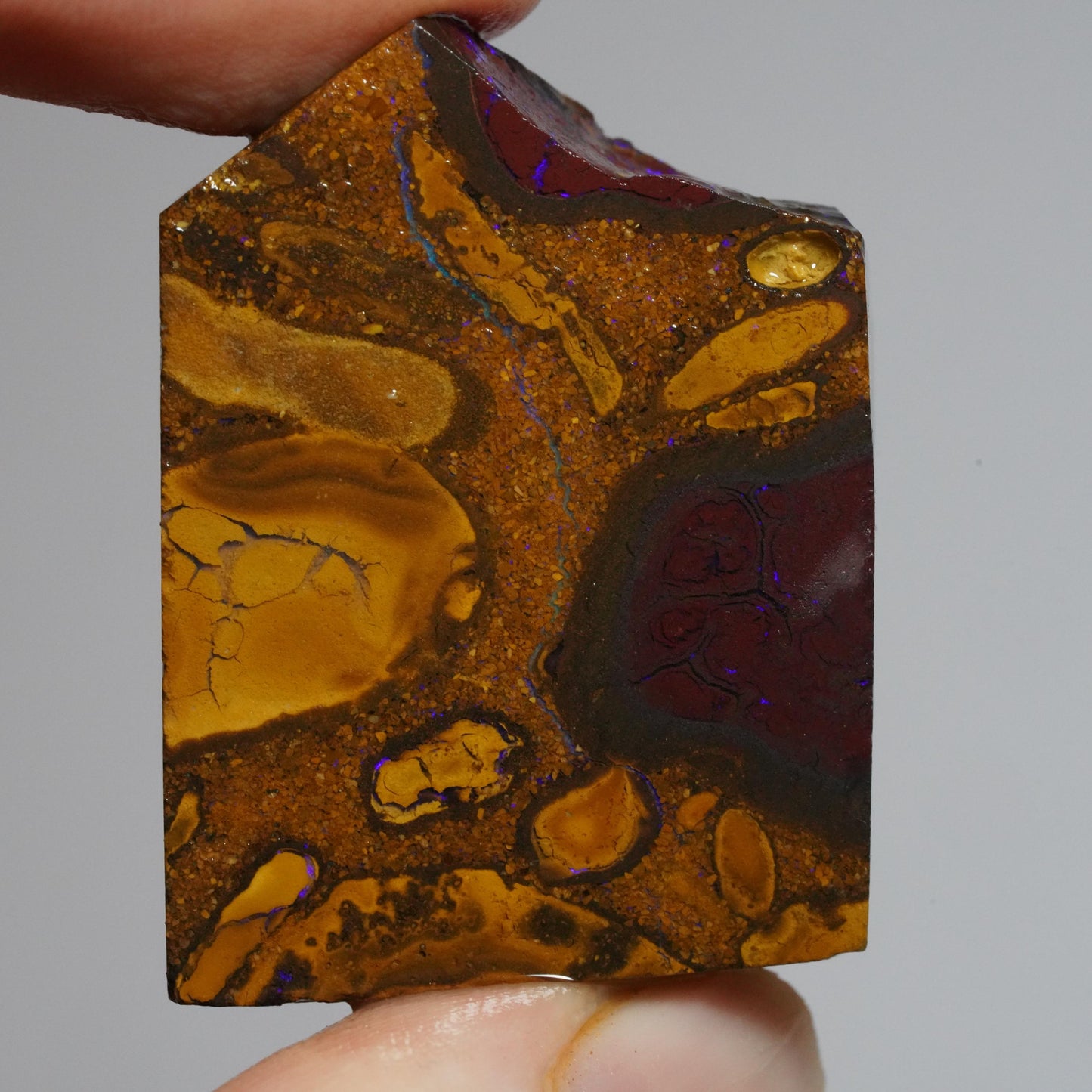 Boulder Opal Slab