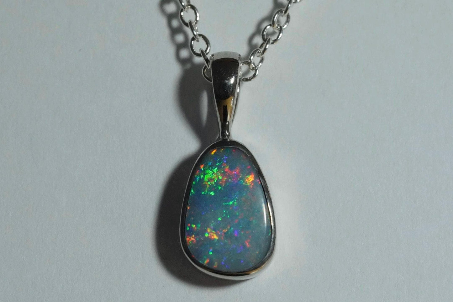 Australian Opal Pendant | Gift For Women October Birthstone