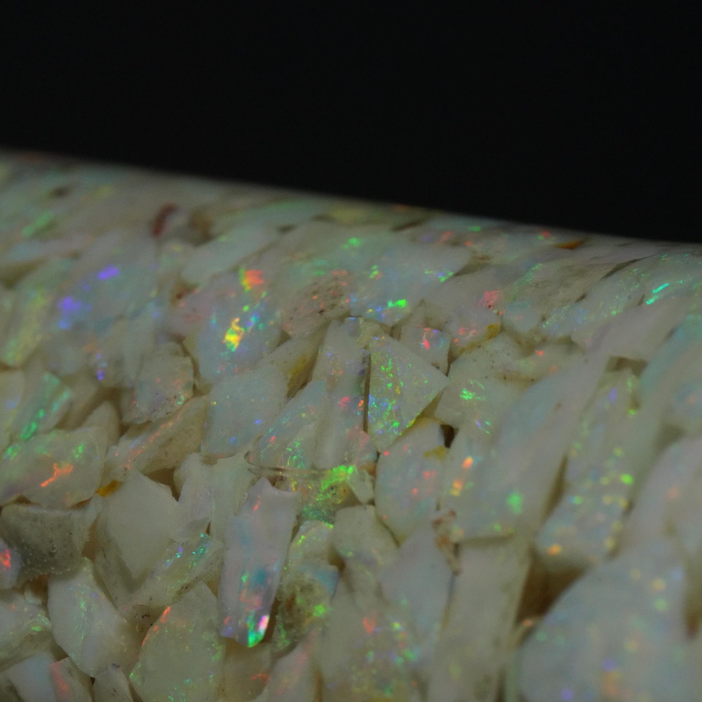 Raw Rough Opal Chip Jar | Gift for them | October Birthstone
