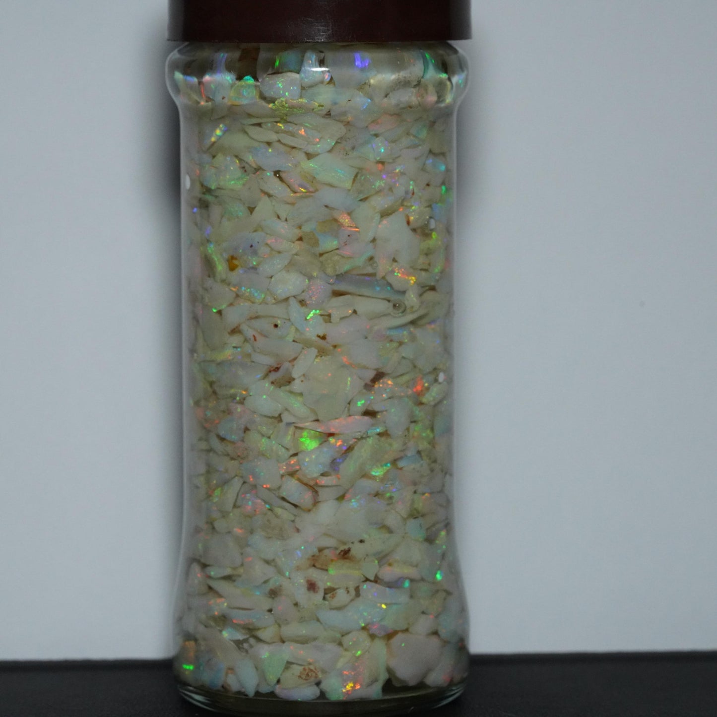Raw Rough Opal Chip Jar | Gift for them | October Birthstone