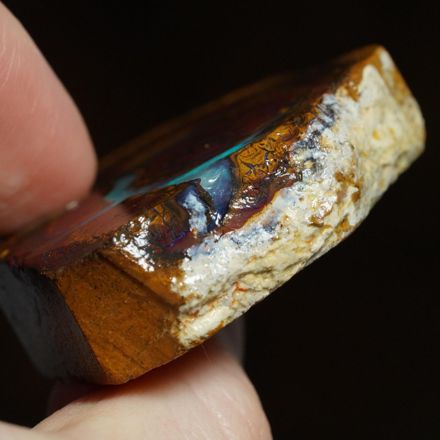 Boulder Opal Slab