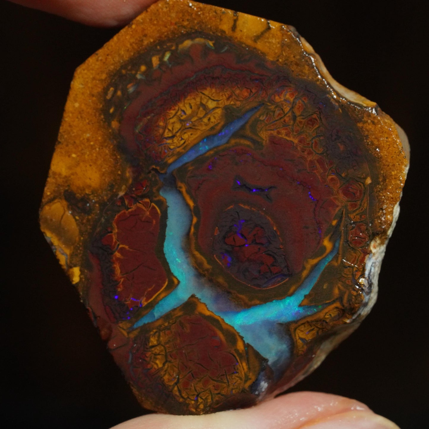 Boulder Opal Slab