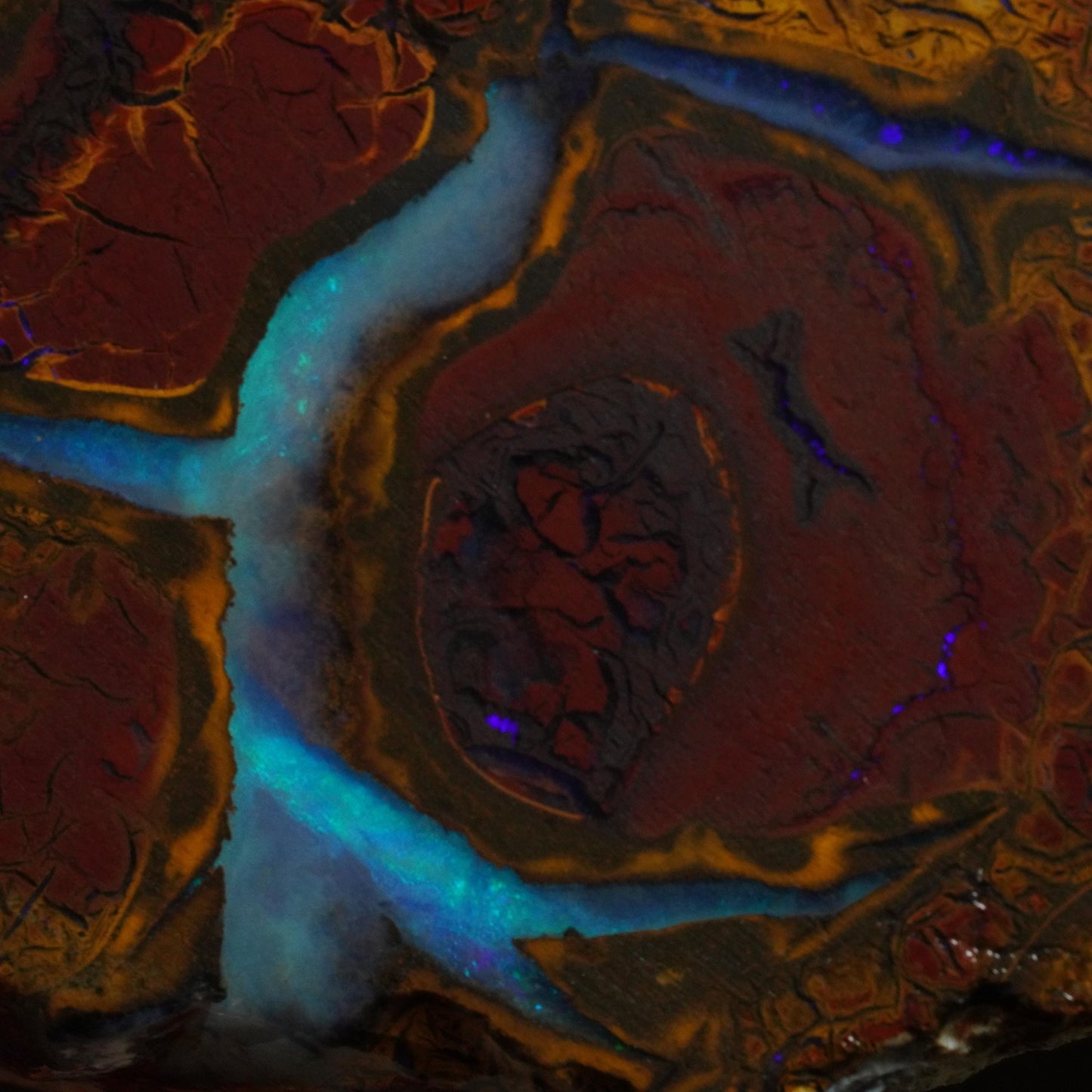 Boulder Opal Slab