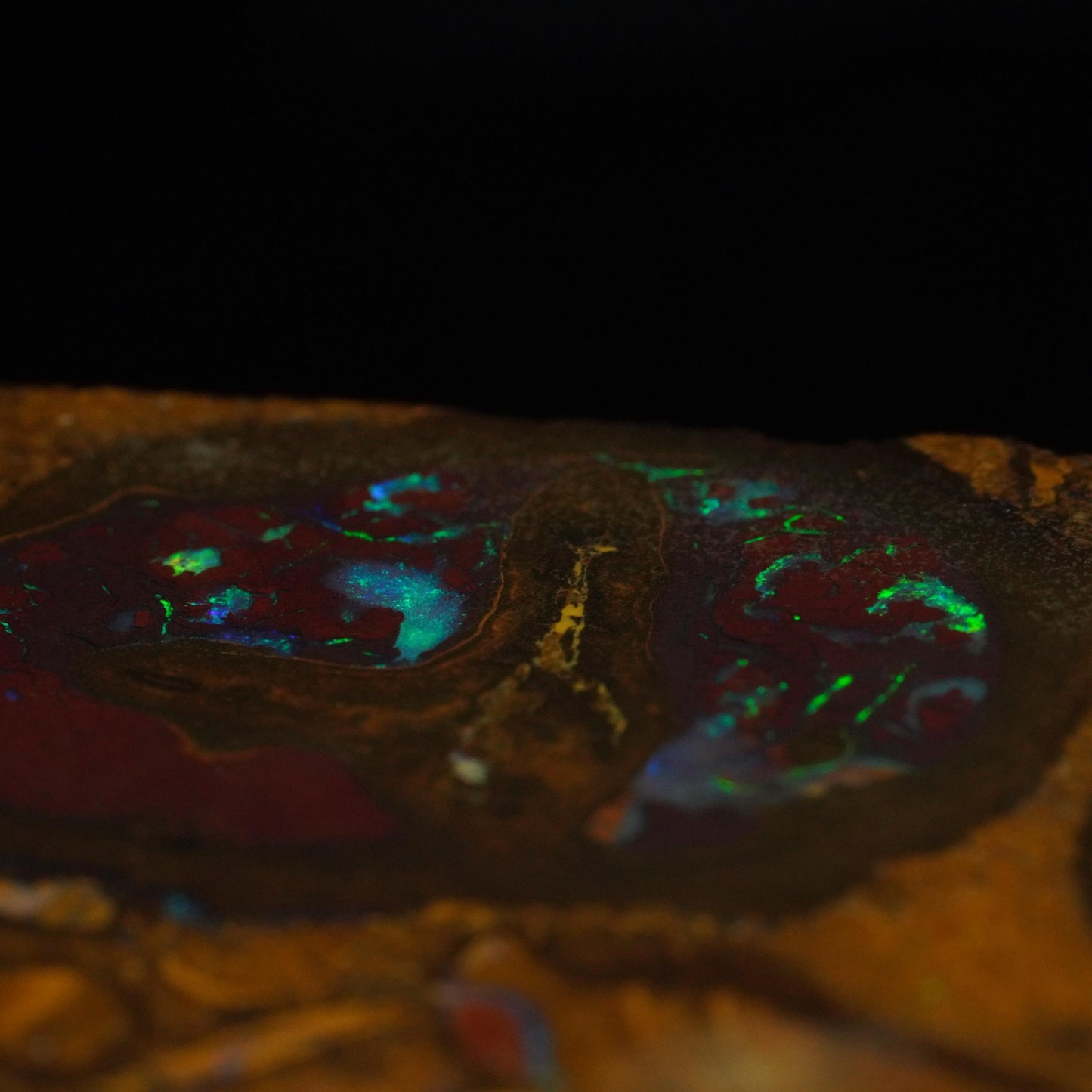 Boulder Opal Slab
