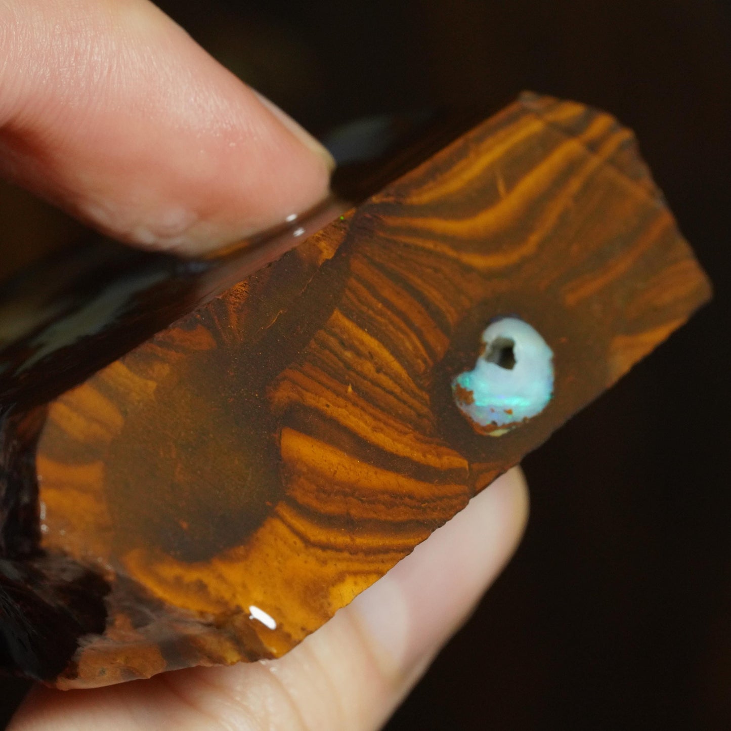 Boulder Opal Slab