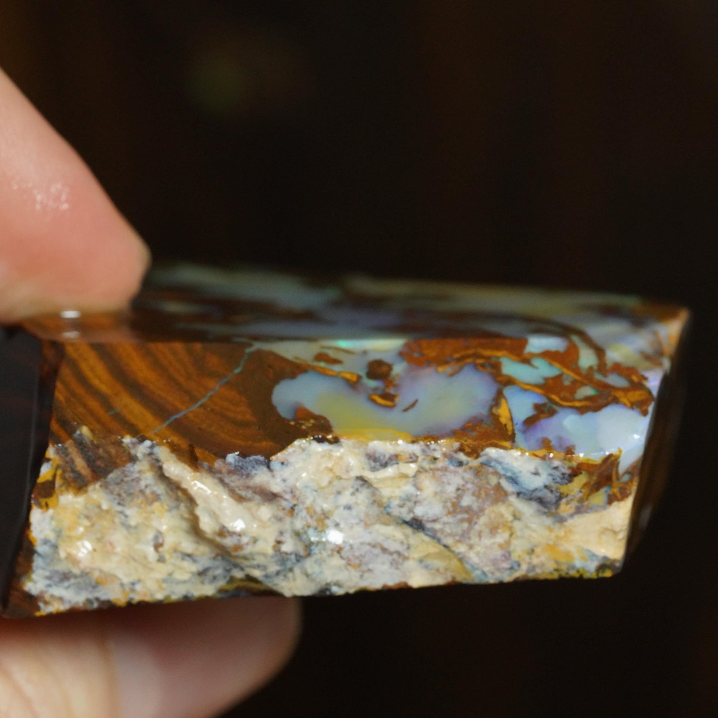 Boulder Opal Slab