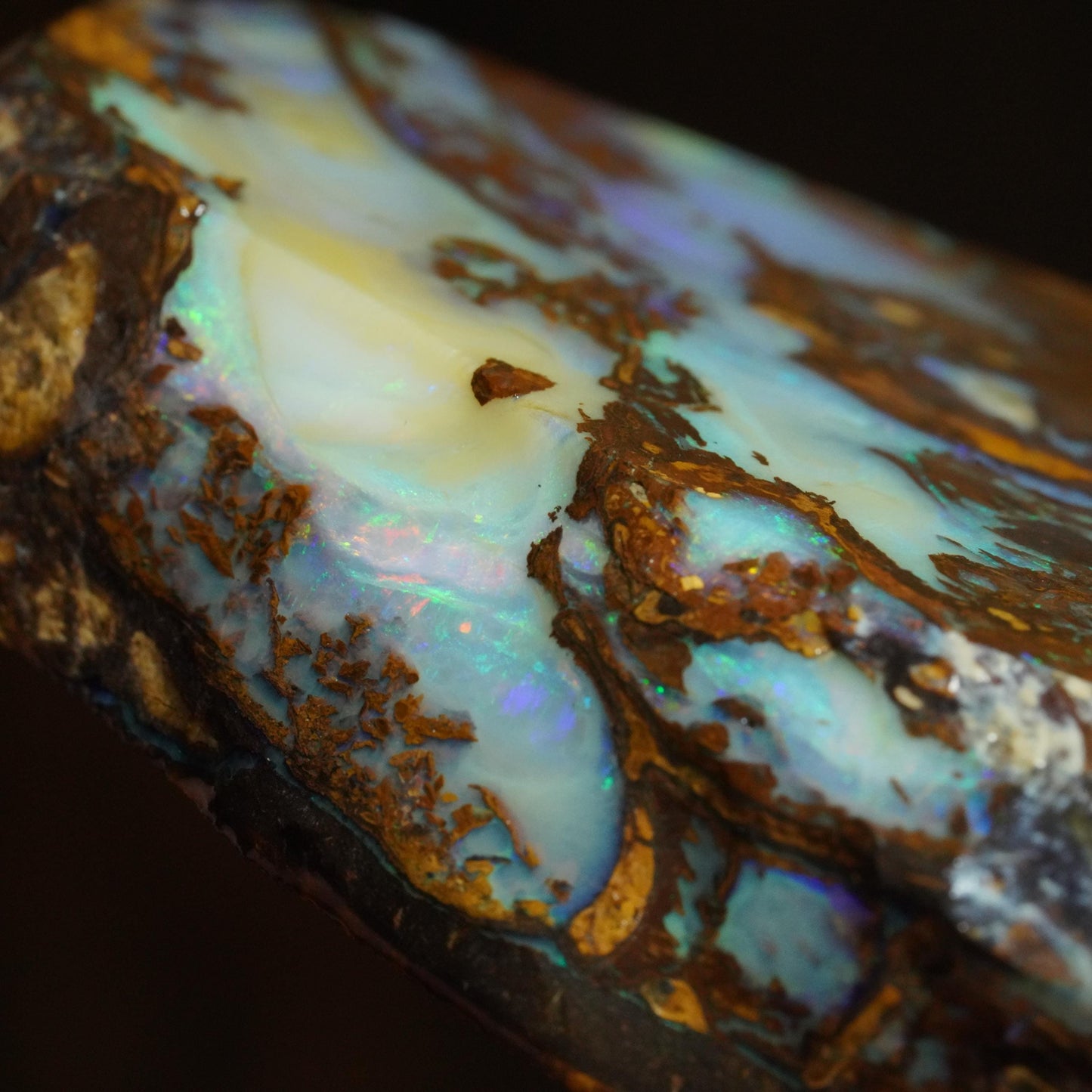 Boulder Opal Slab