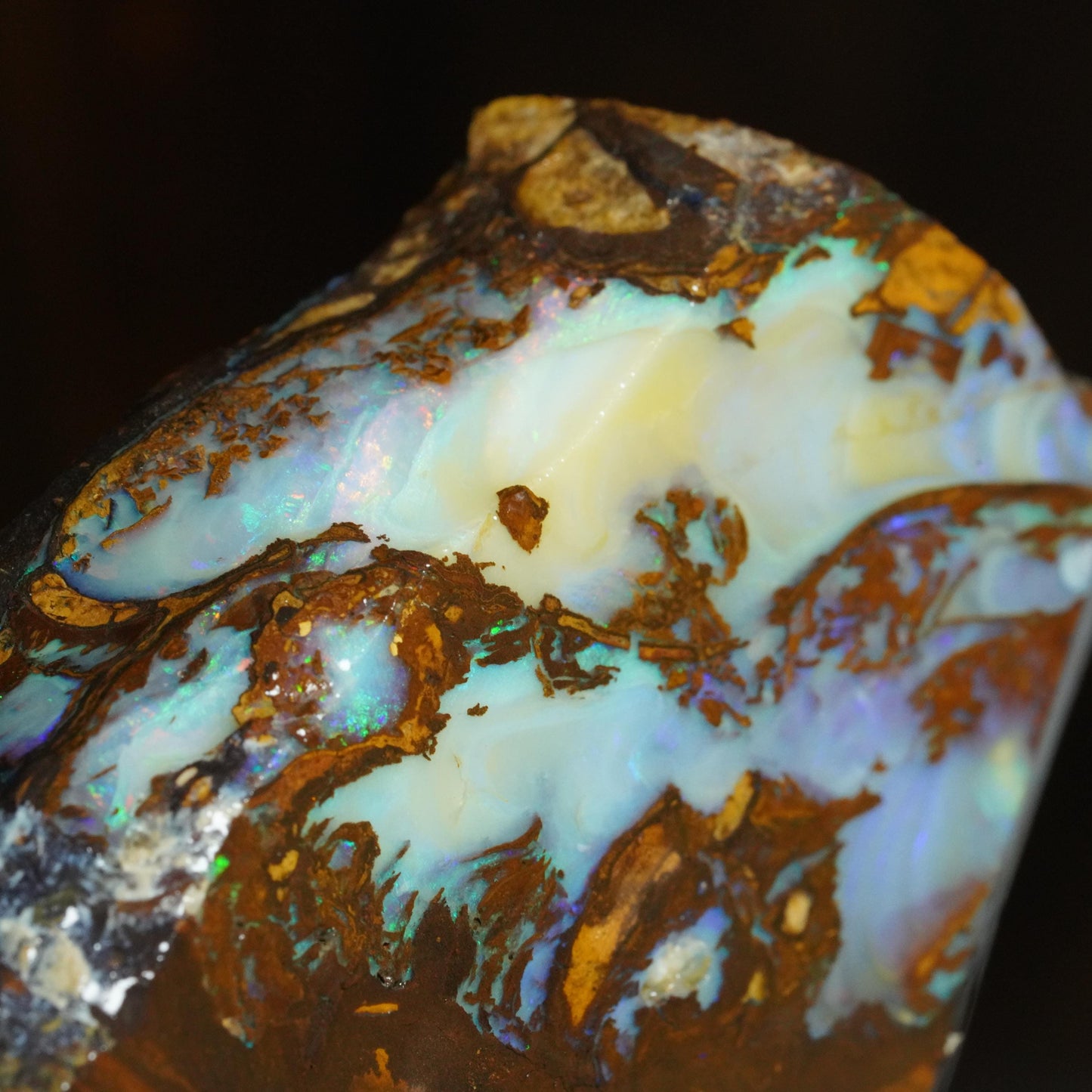 Boulder Opal Slab