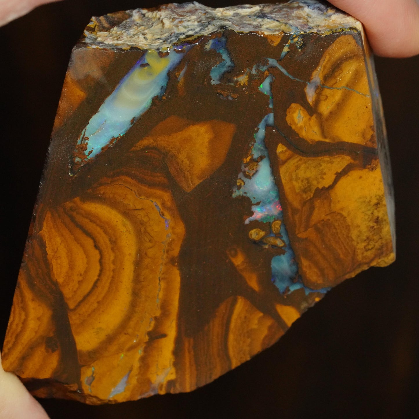 Boulder Opal Slab