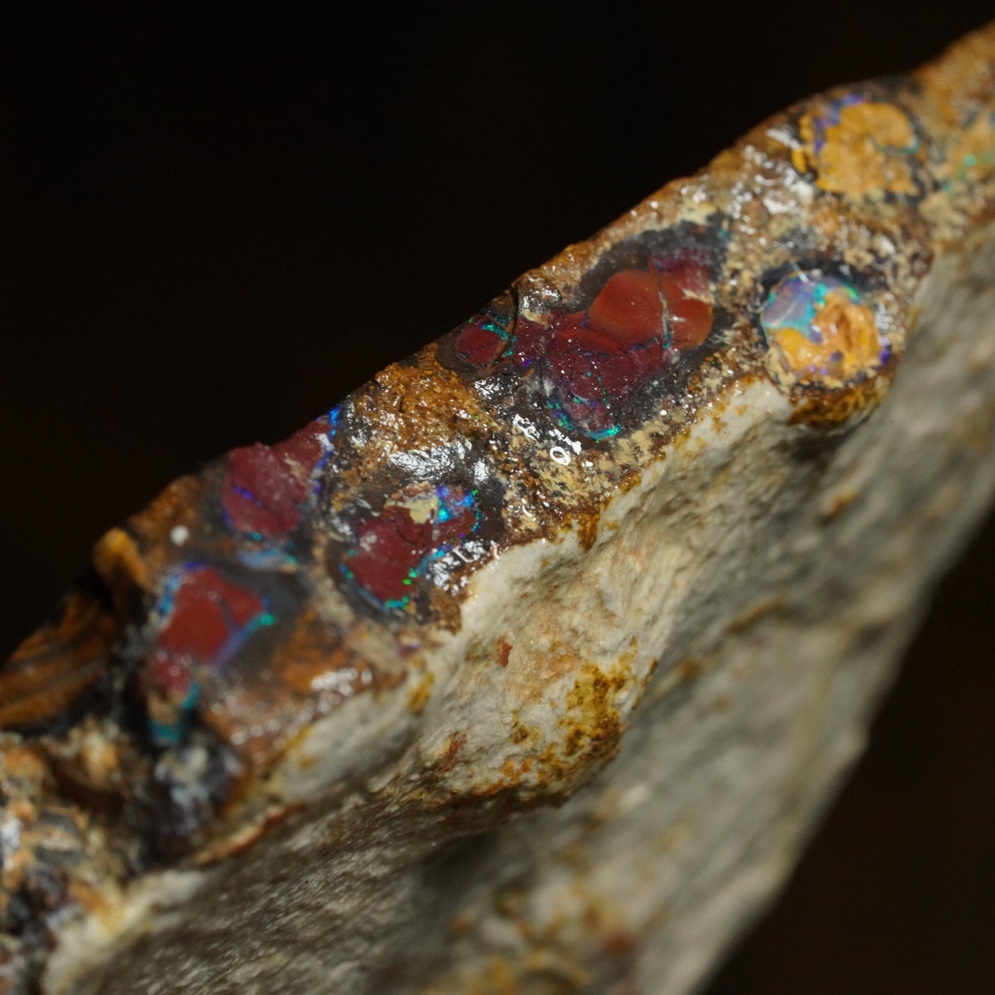 Boulder Opal Slab