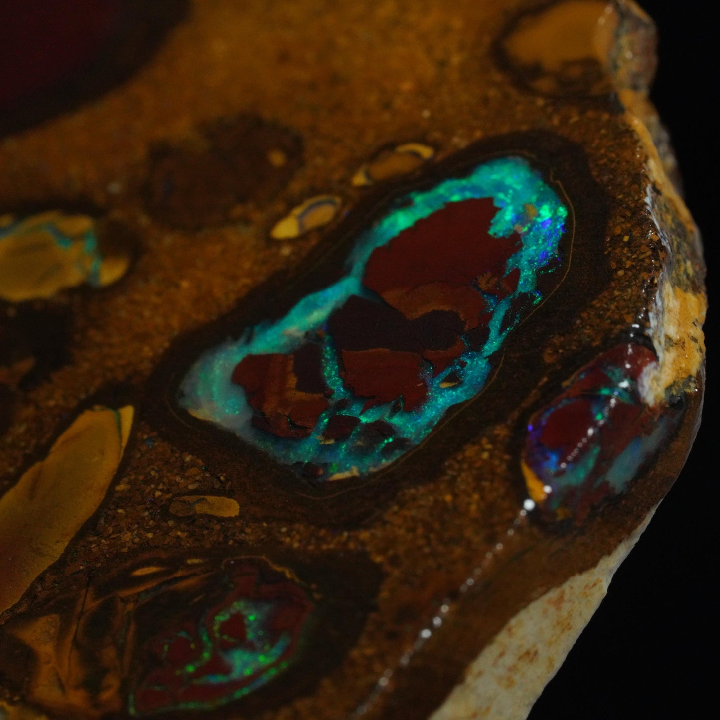 Boulder Opal Slab