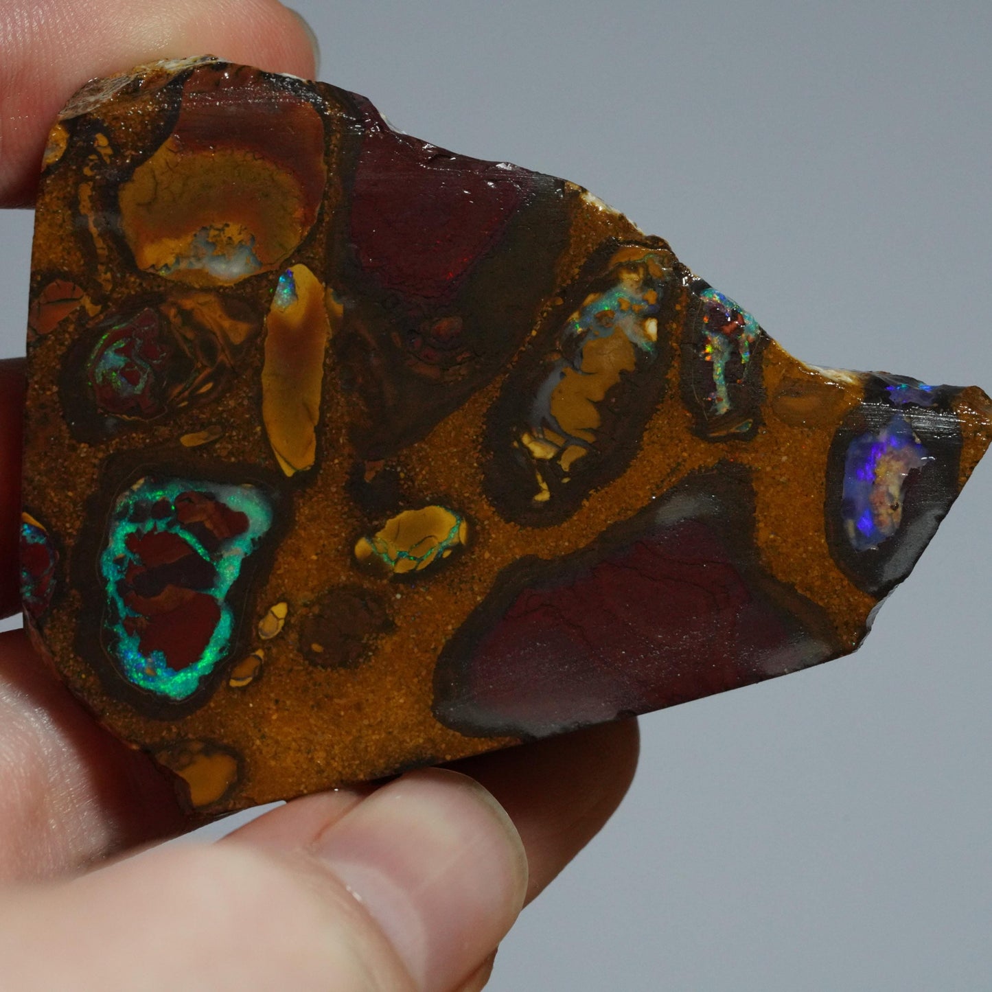 Boulder Opal Slab