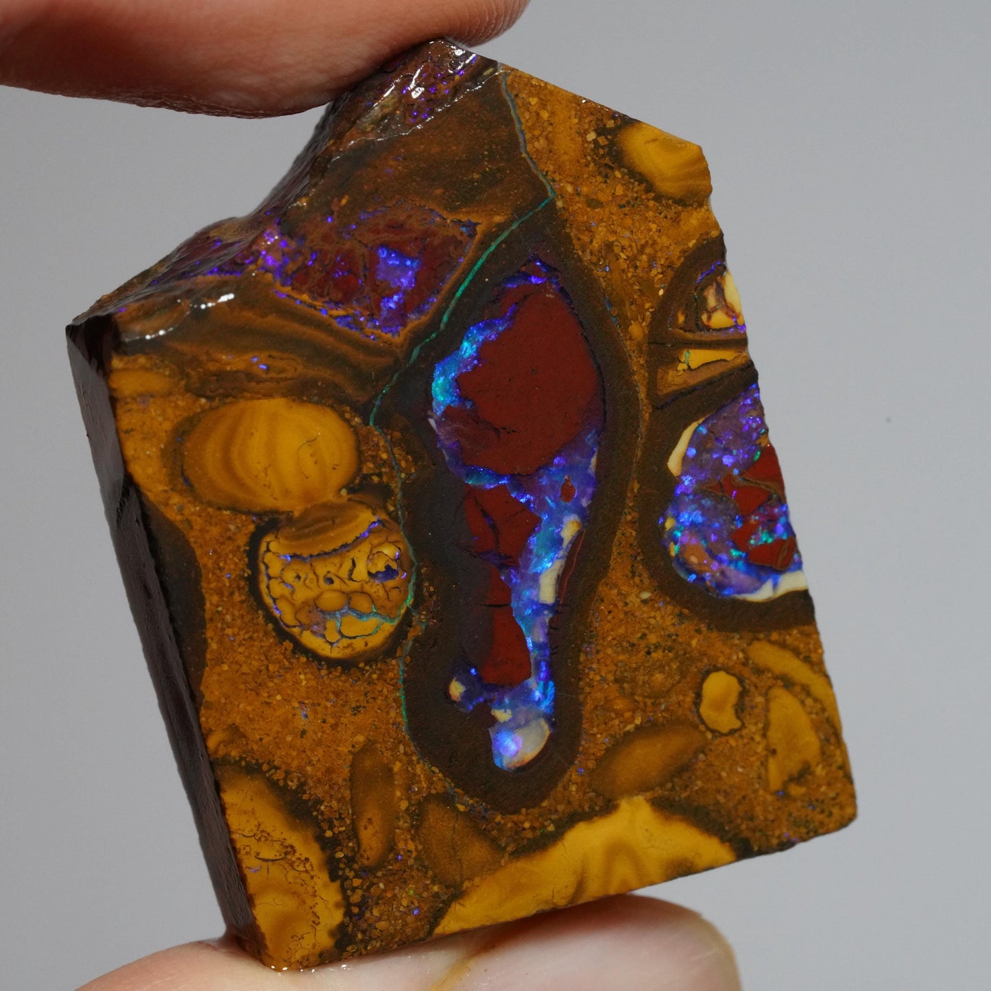 Boulder Opal Slab