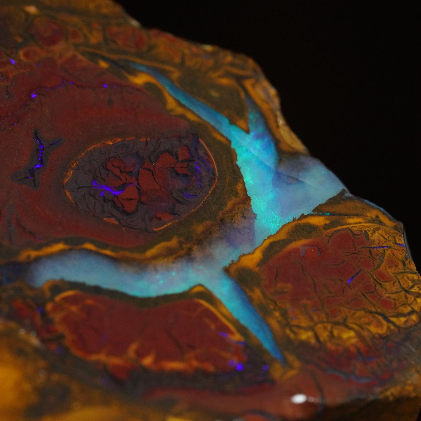 Boulder Opal Slab