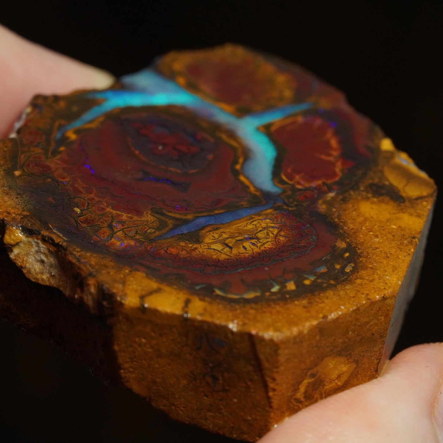 Boulder Opal Slab
