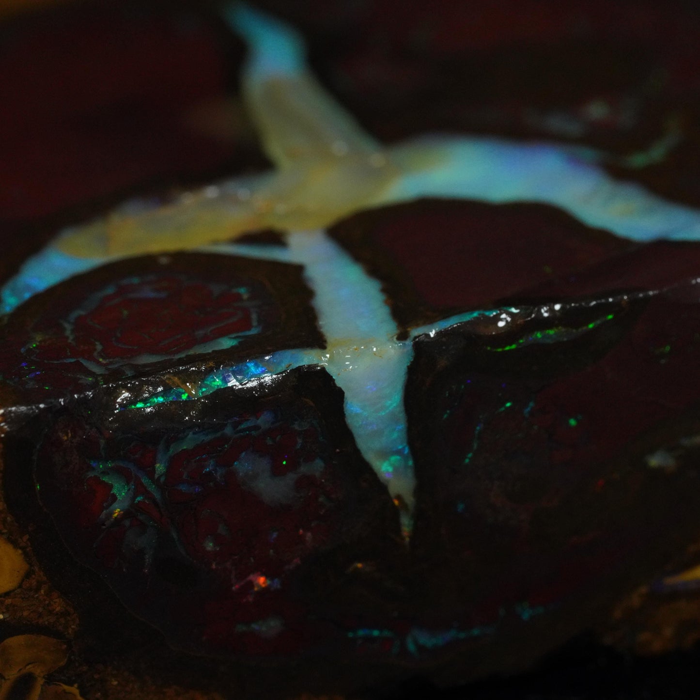 Boulder Opal Slab