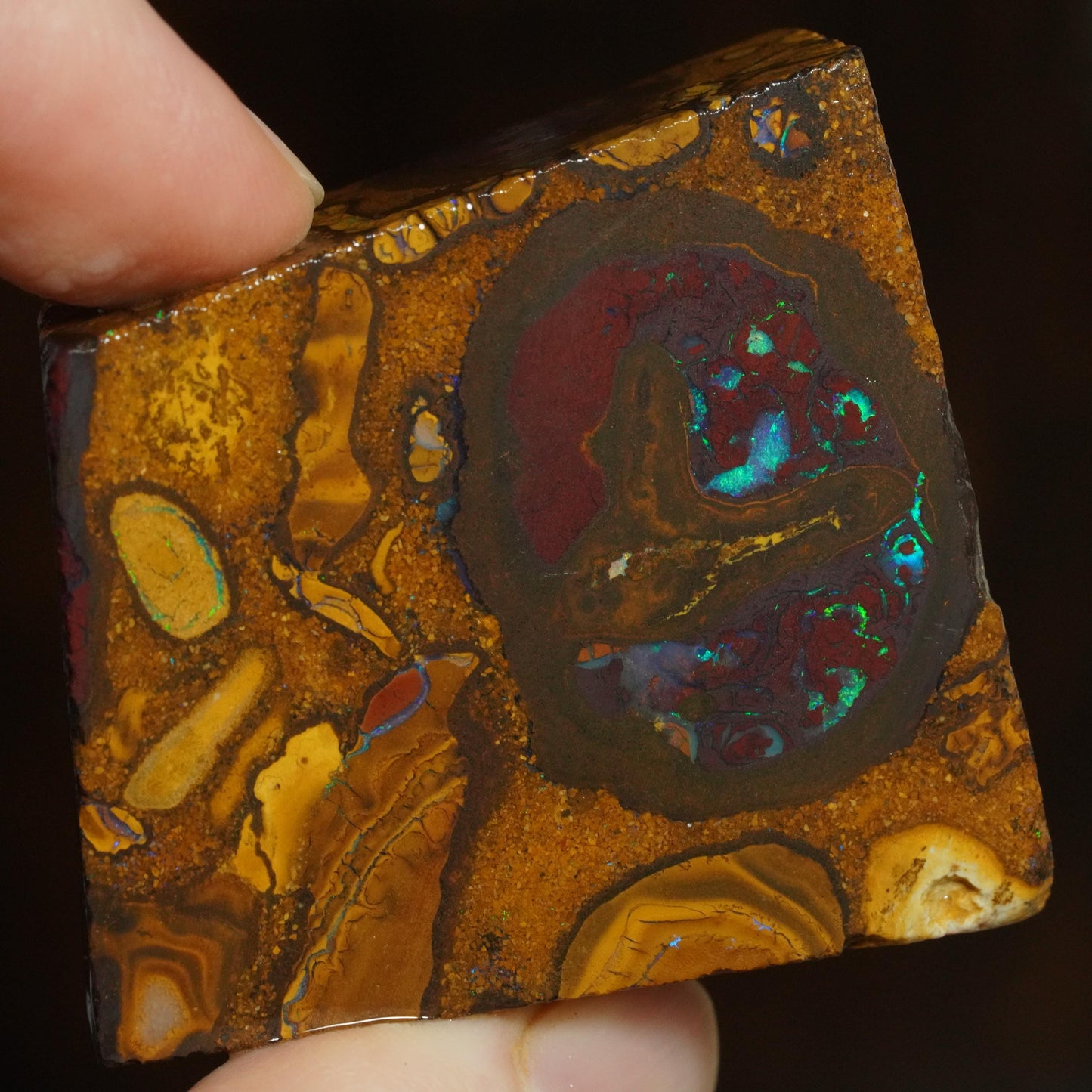 Boulder Opal Slab