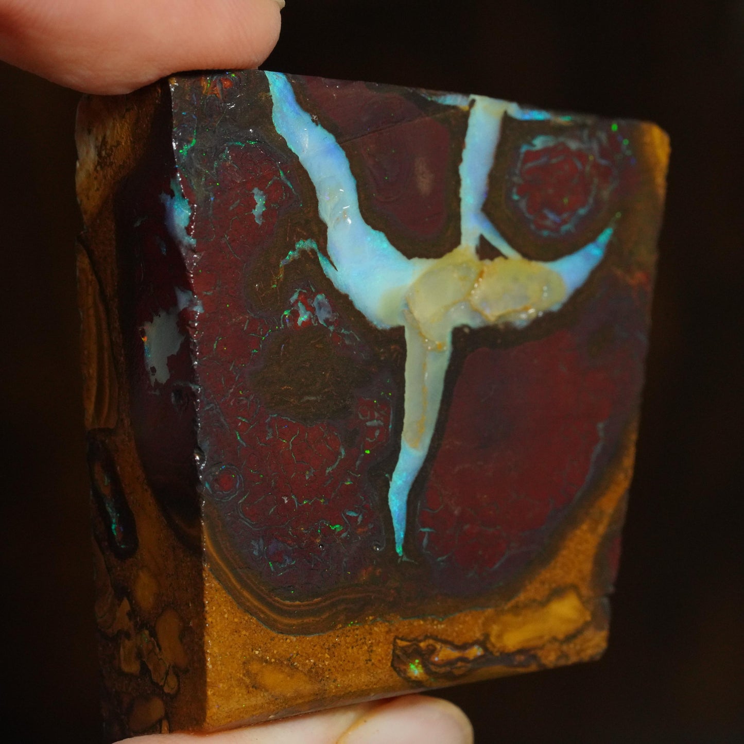 Boulder Opal Slab