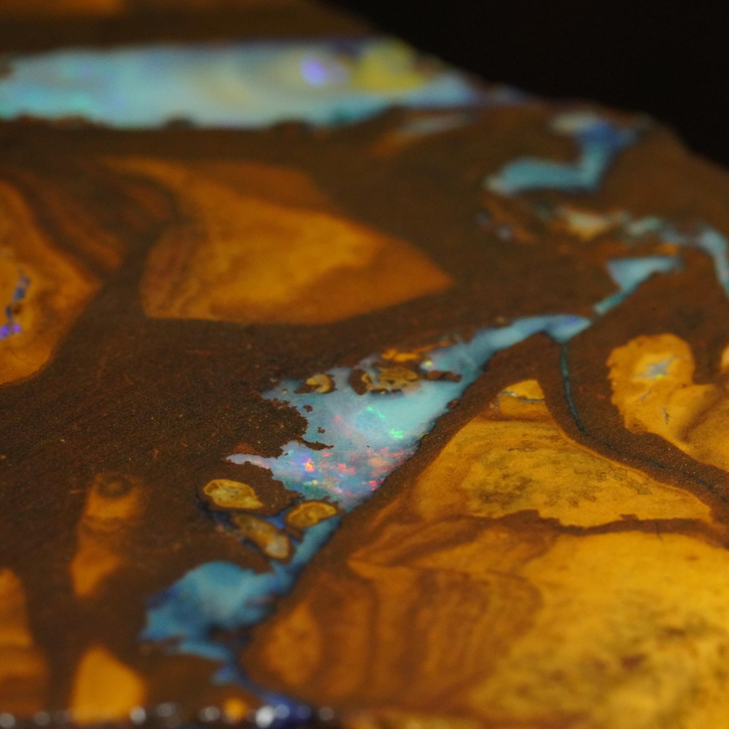 Boulder Opal Slab