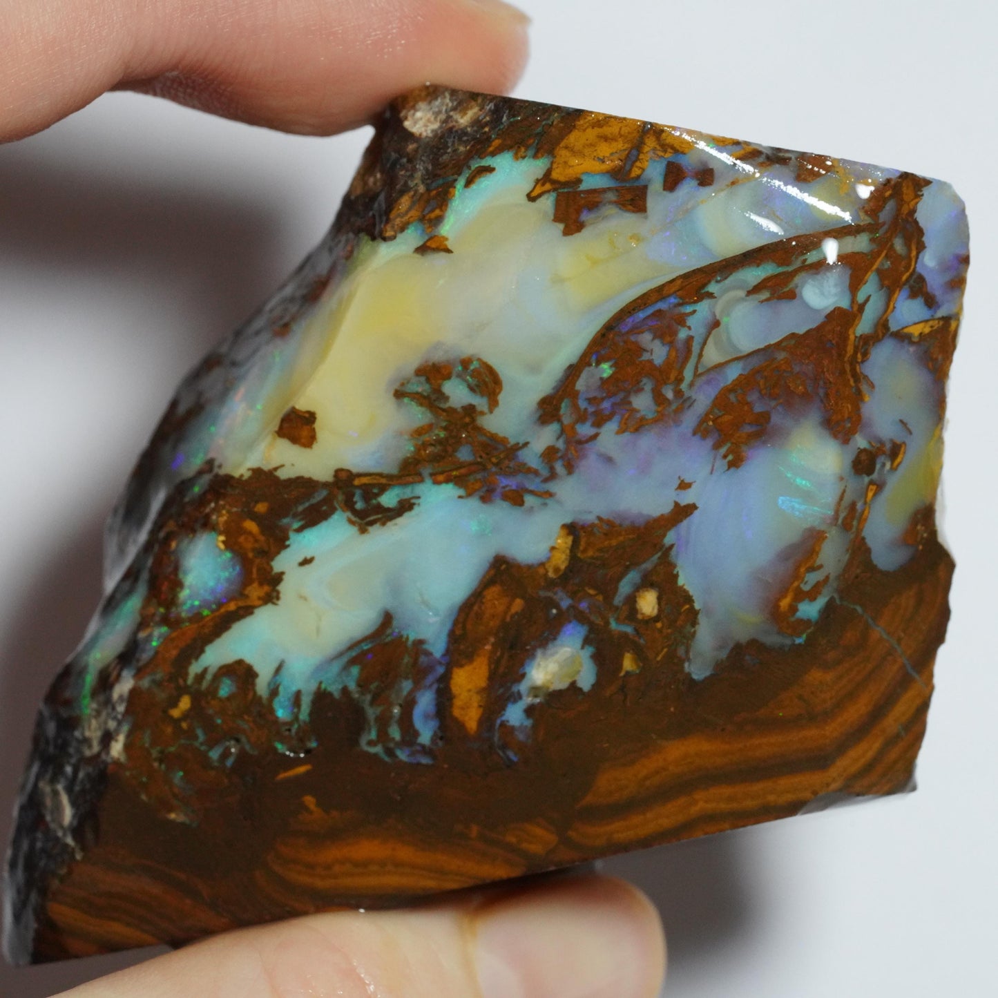 Boulder Opal Slab