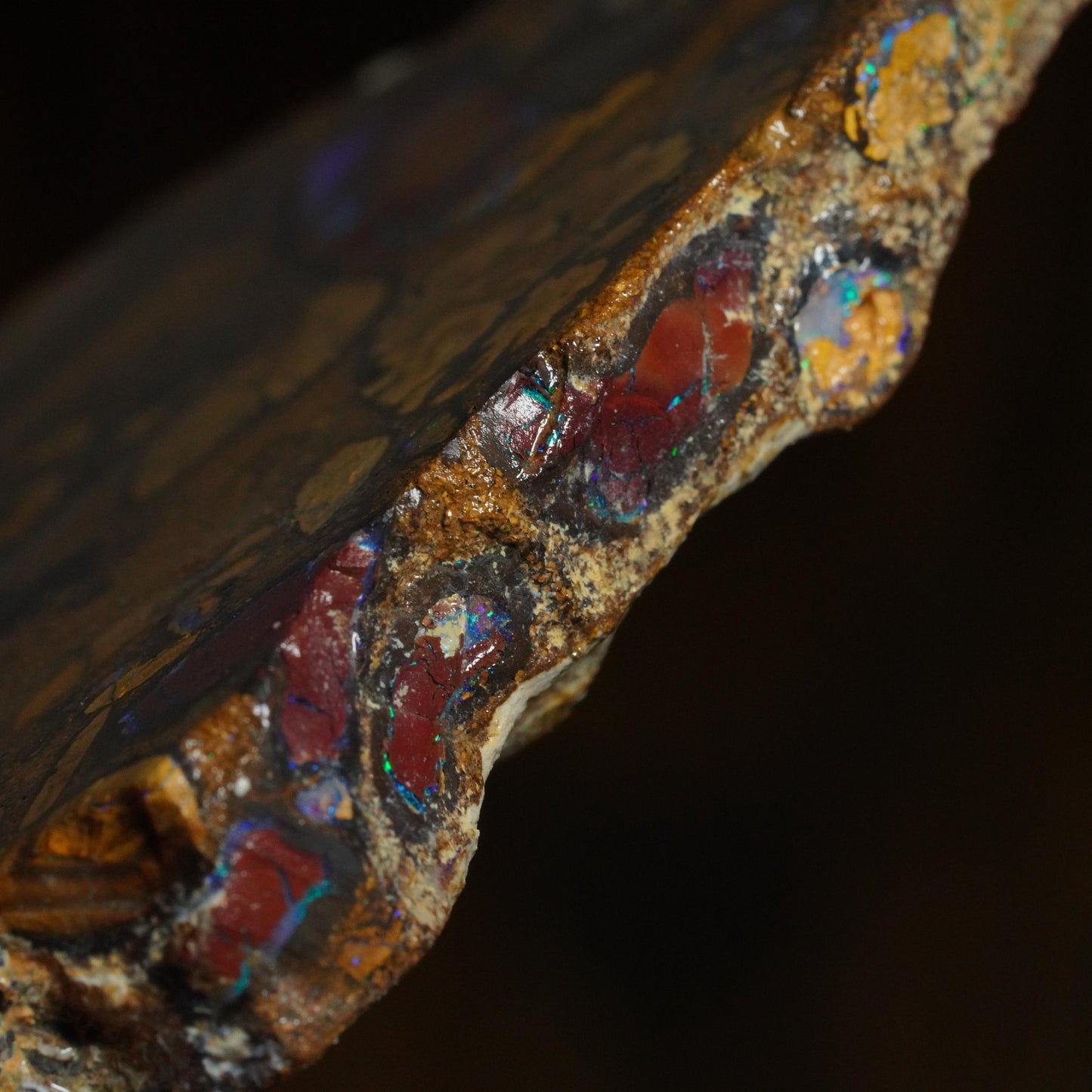Boulder Opal Slab
