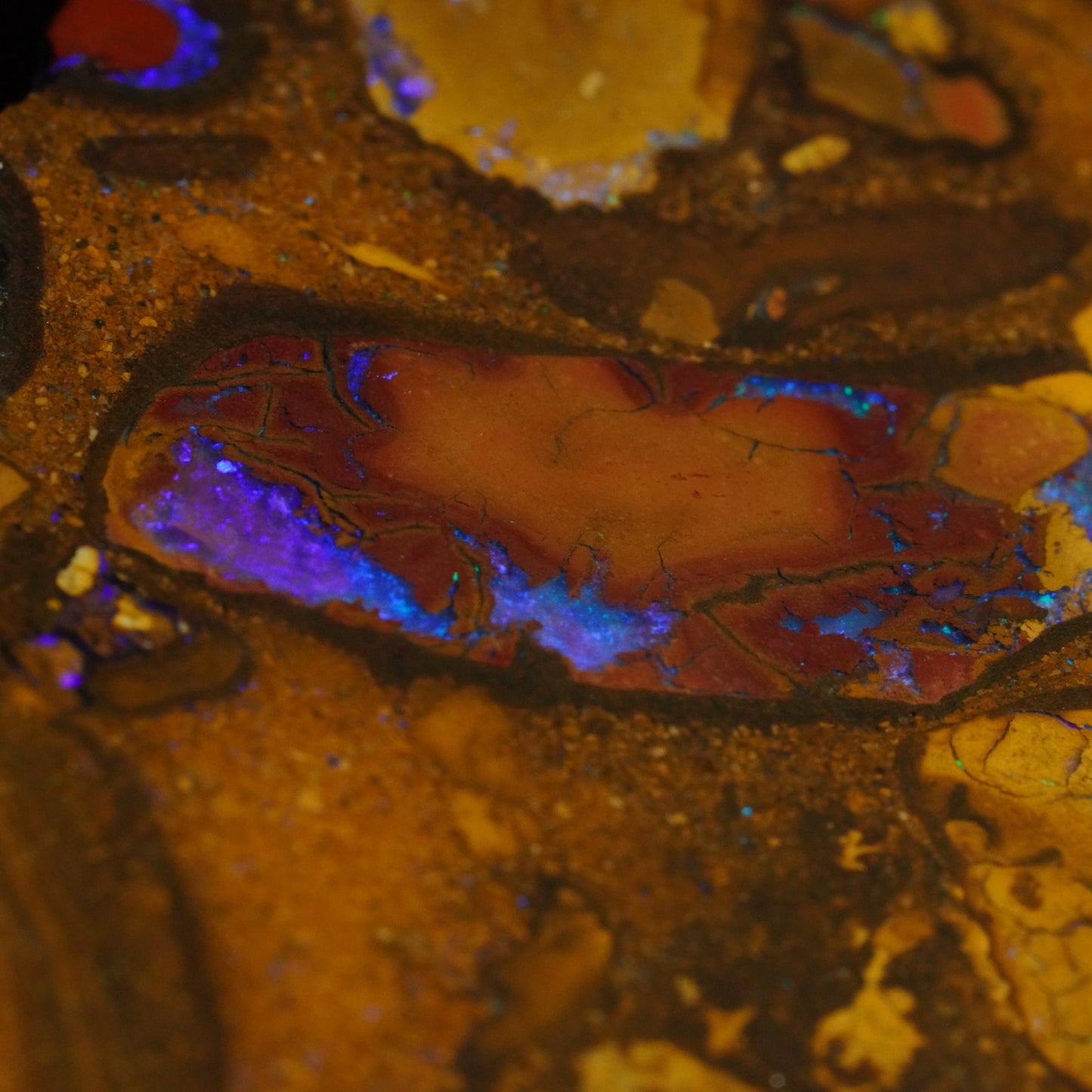 Boulder Opal Slab