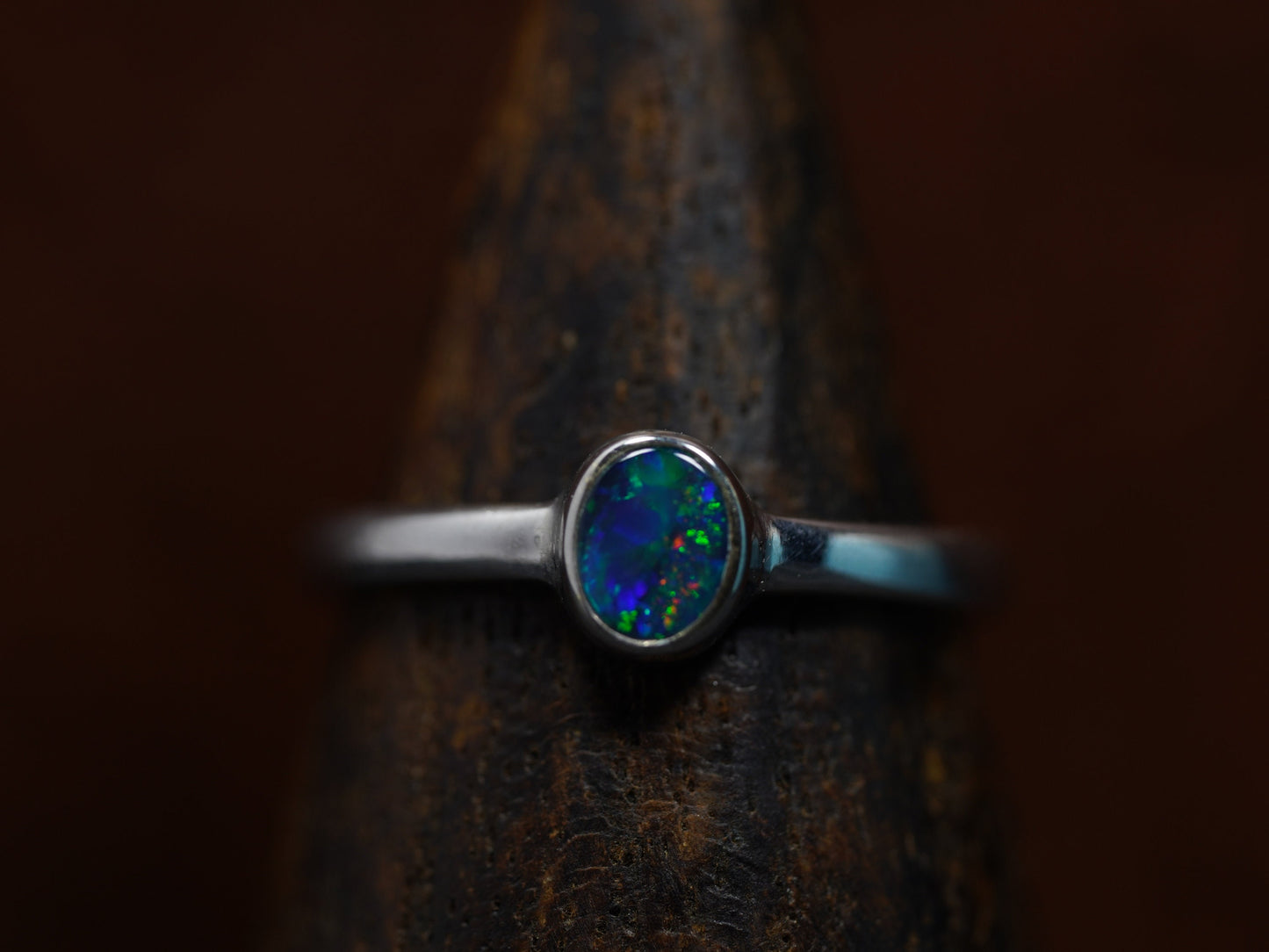 Australian Opal Ring Size 5