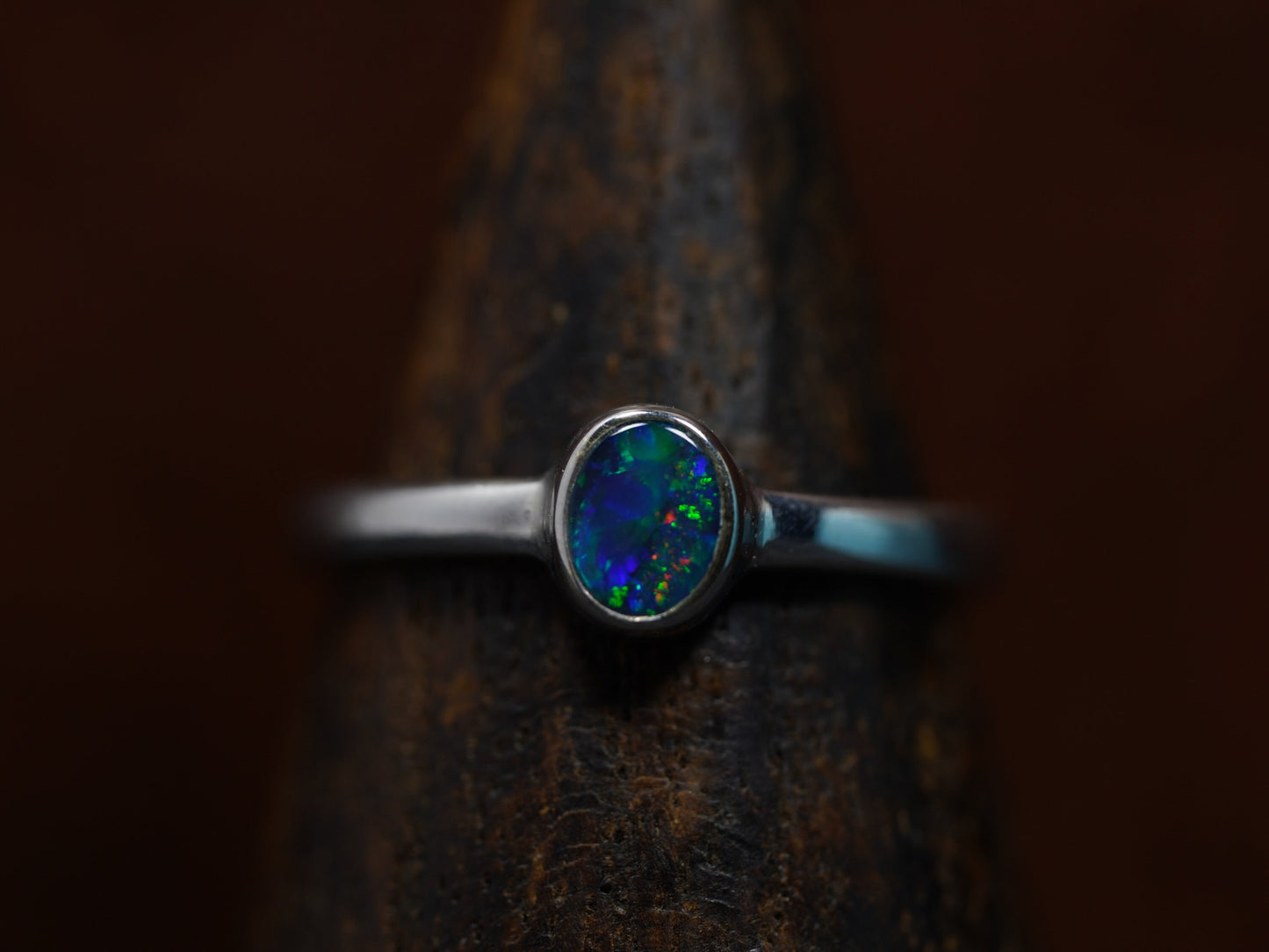 Australian Opal Ring Size 5