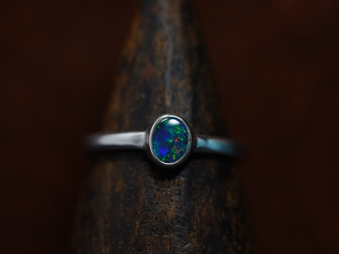 Australian Opal Ring Size 5
