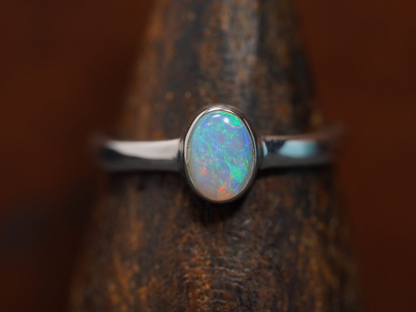 Australian Opal Ring Size 8