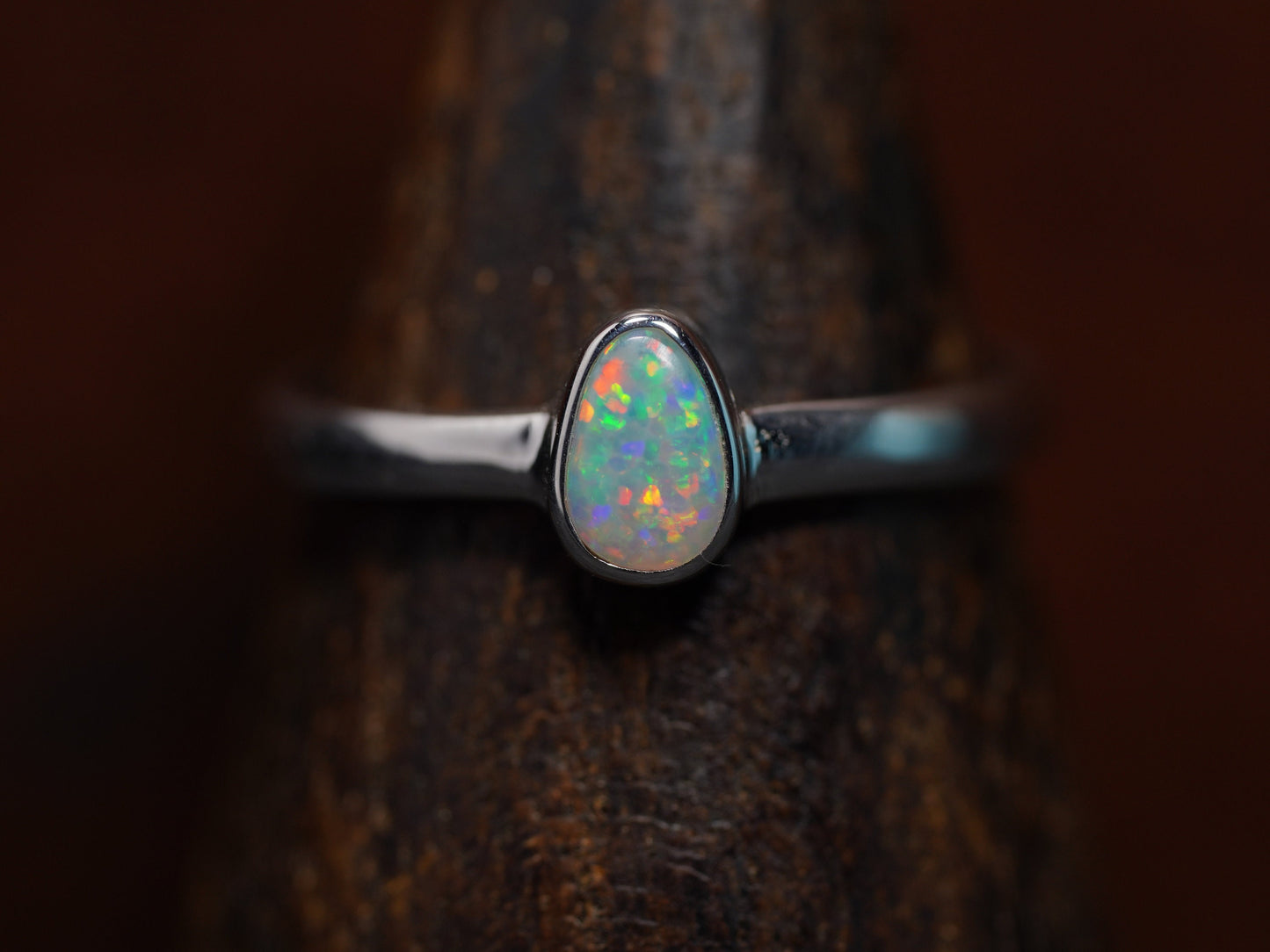 Australian Opal Ring Size 8