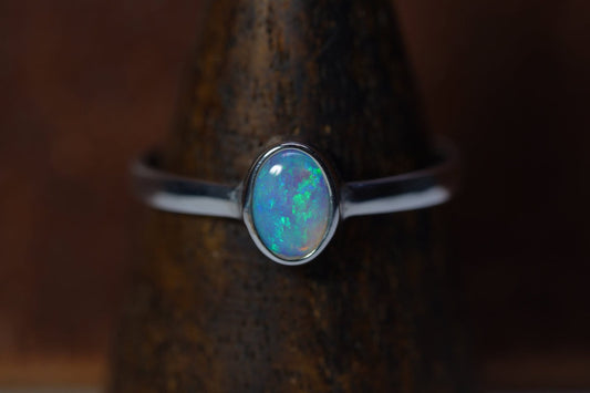 Australian Opal Ring Size 9