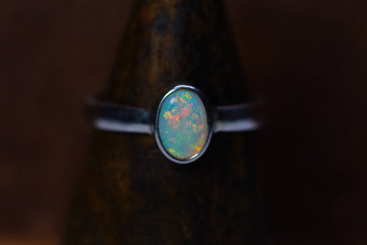 Australian Opal Ring Size 7