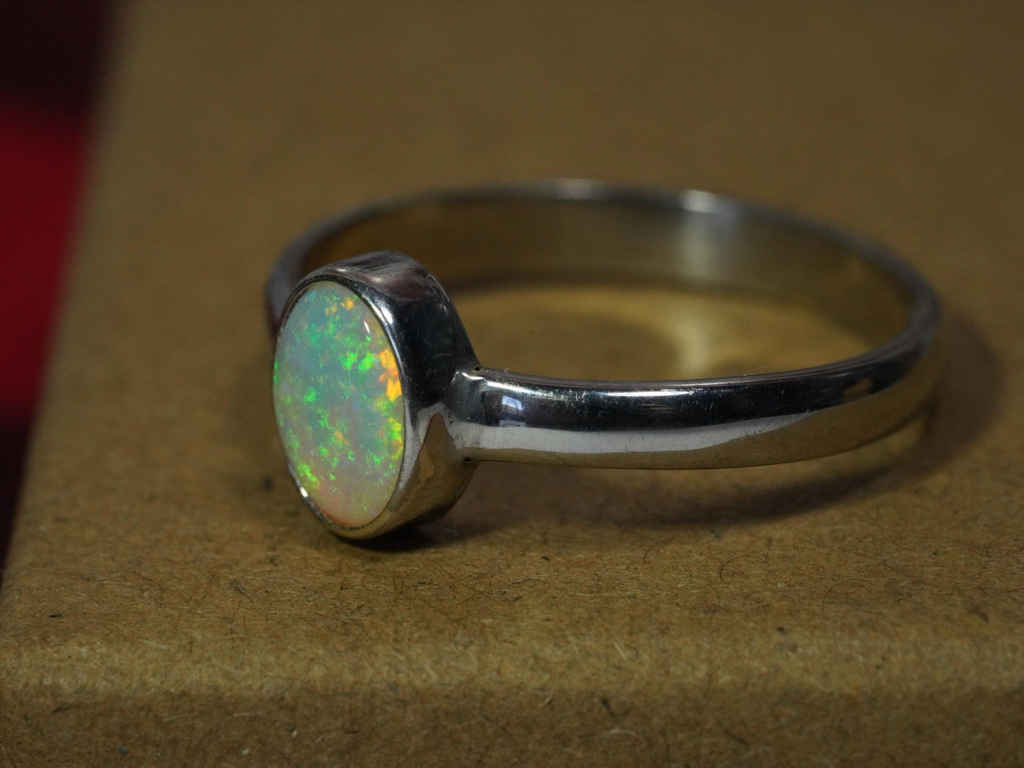 Australian Opal Ring Size 9