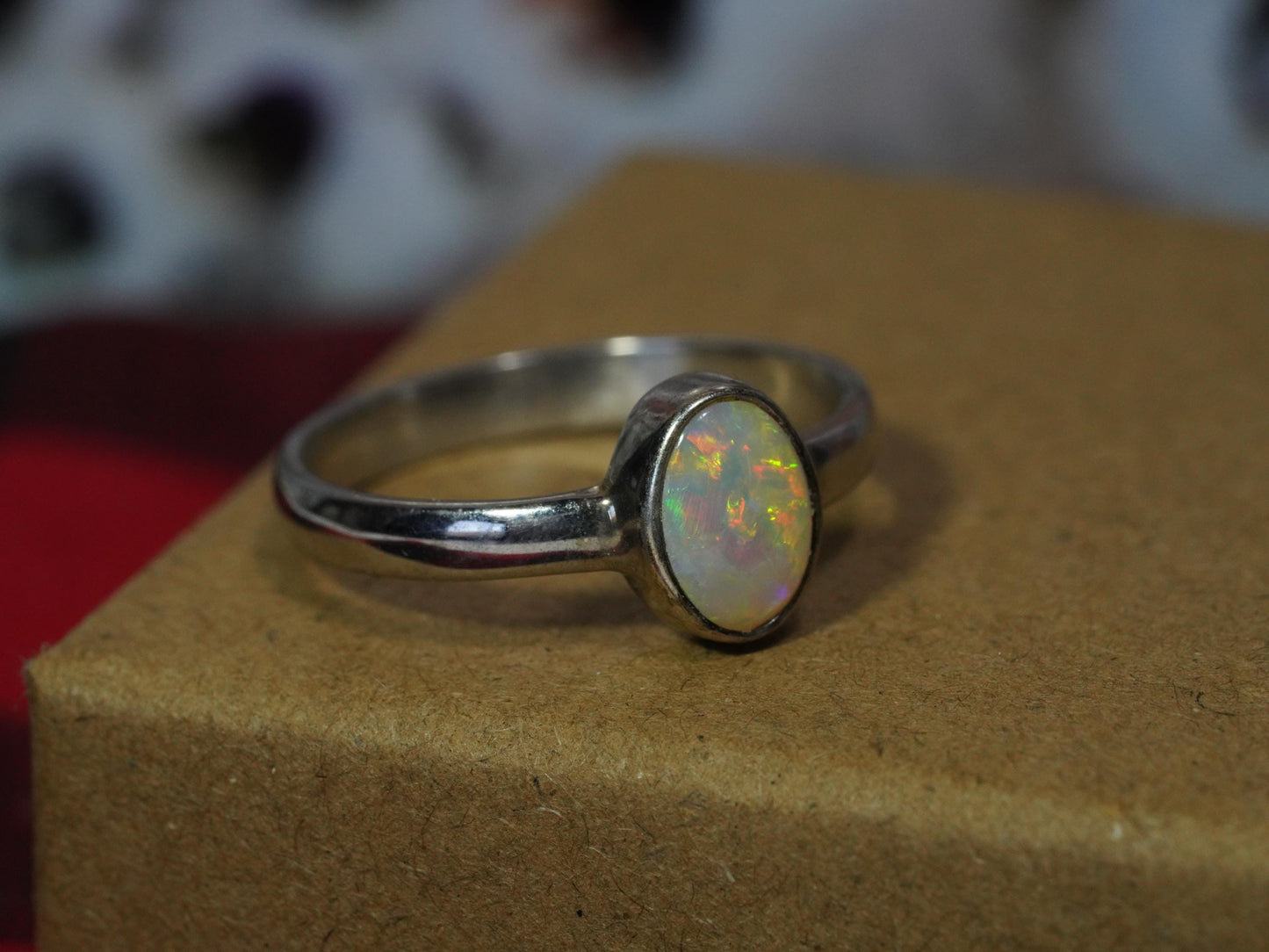 Australian Opal Ring Size 8