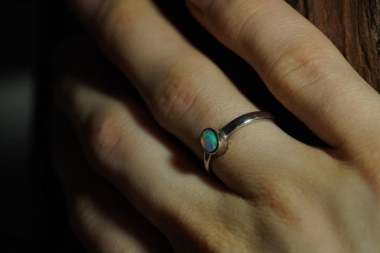 Australian Opal Ring Size 5