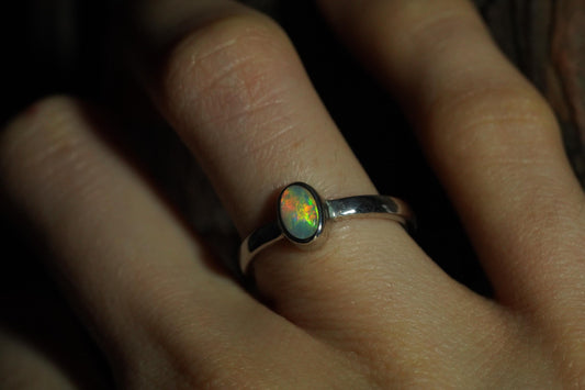 Australian Opal Ring Size 6