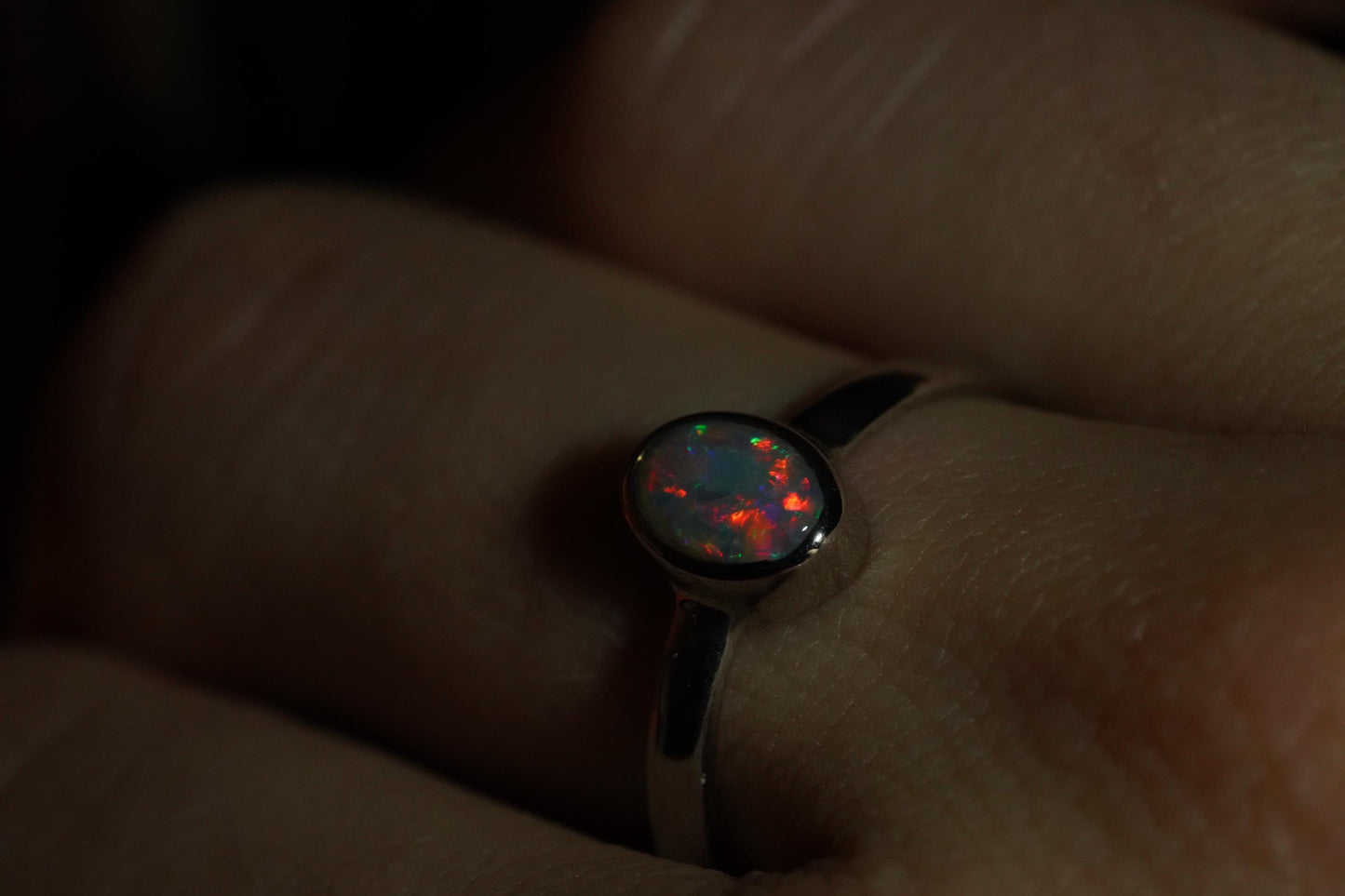 Australian Opal Ring Size 7