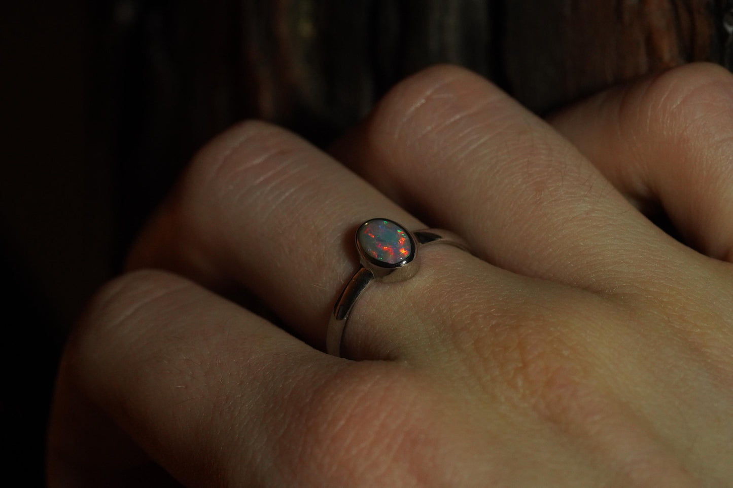 Australian Opal Ring Size 7