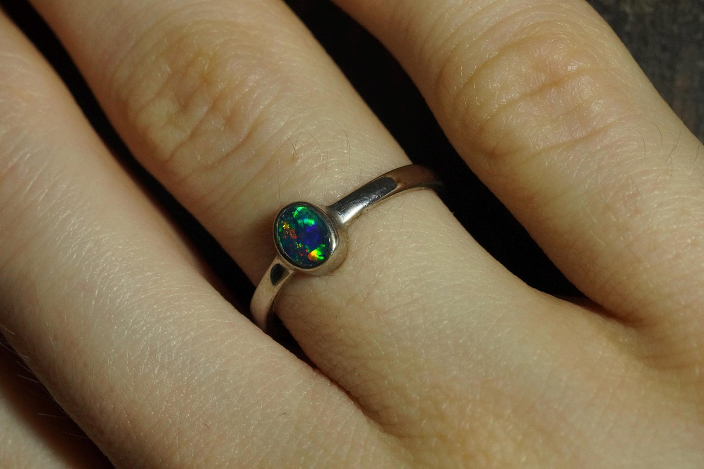 Australian Opal Ring Size 5