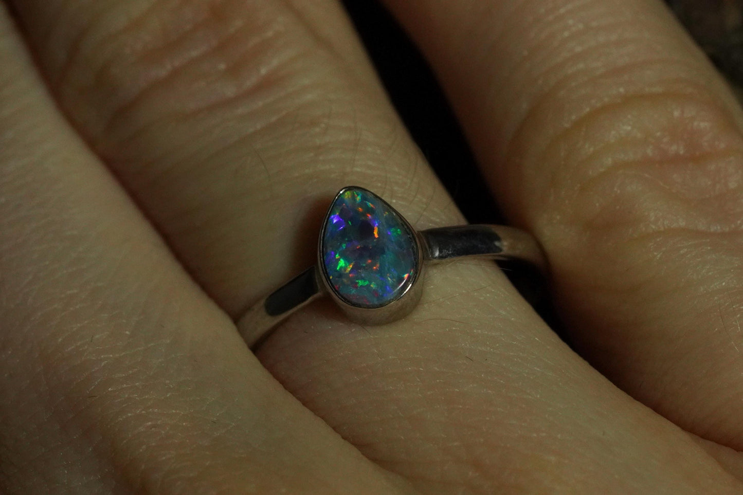 Australian Opal Ring Size 6