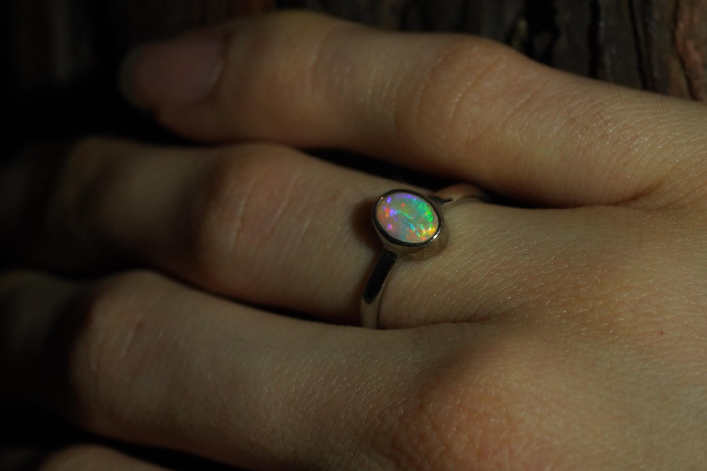 Australian Opal Ring Size 6
