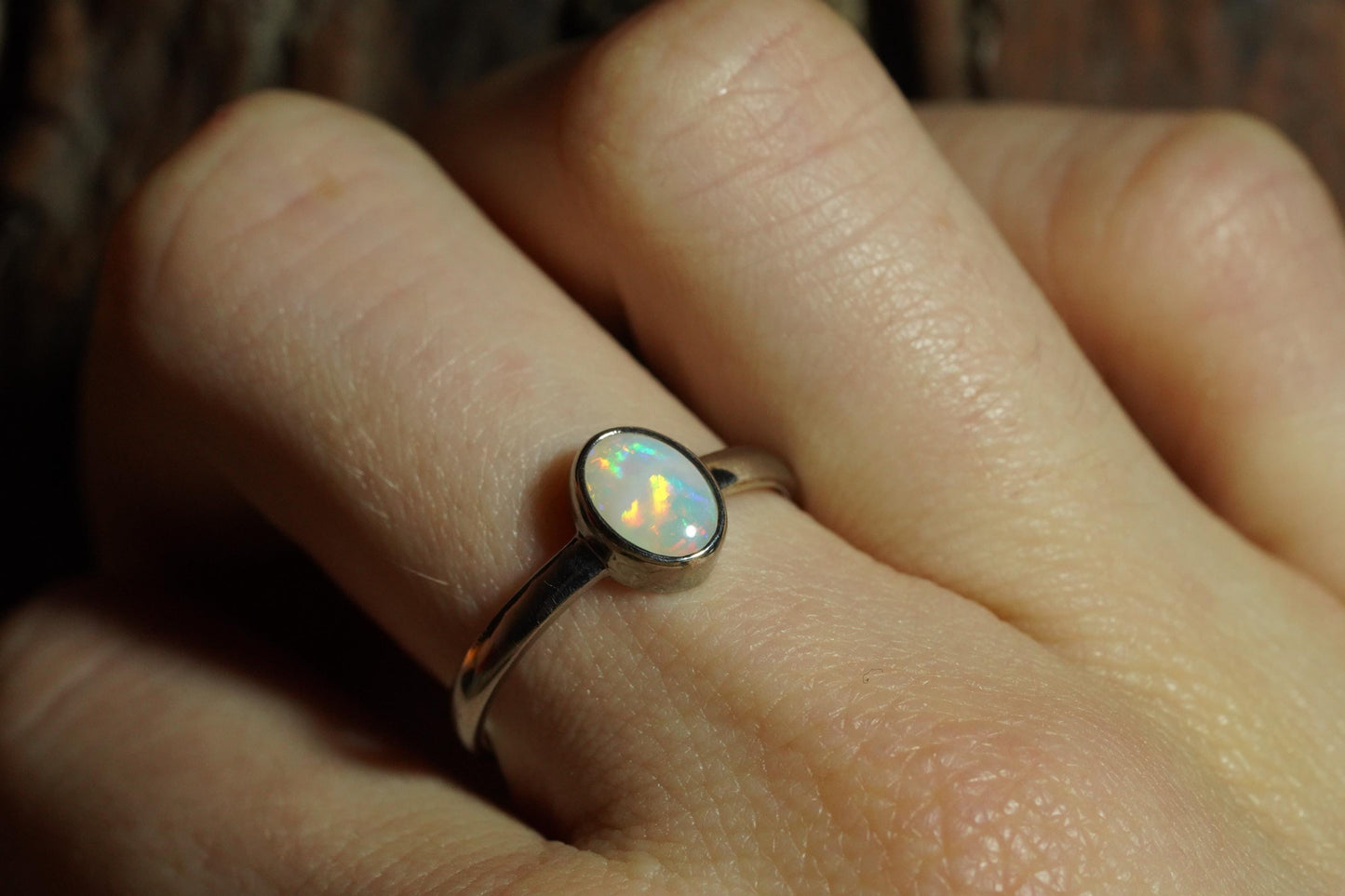 Australian Opal Ring Size 7