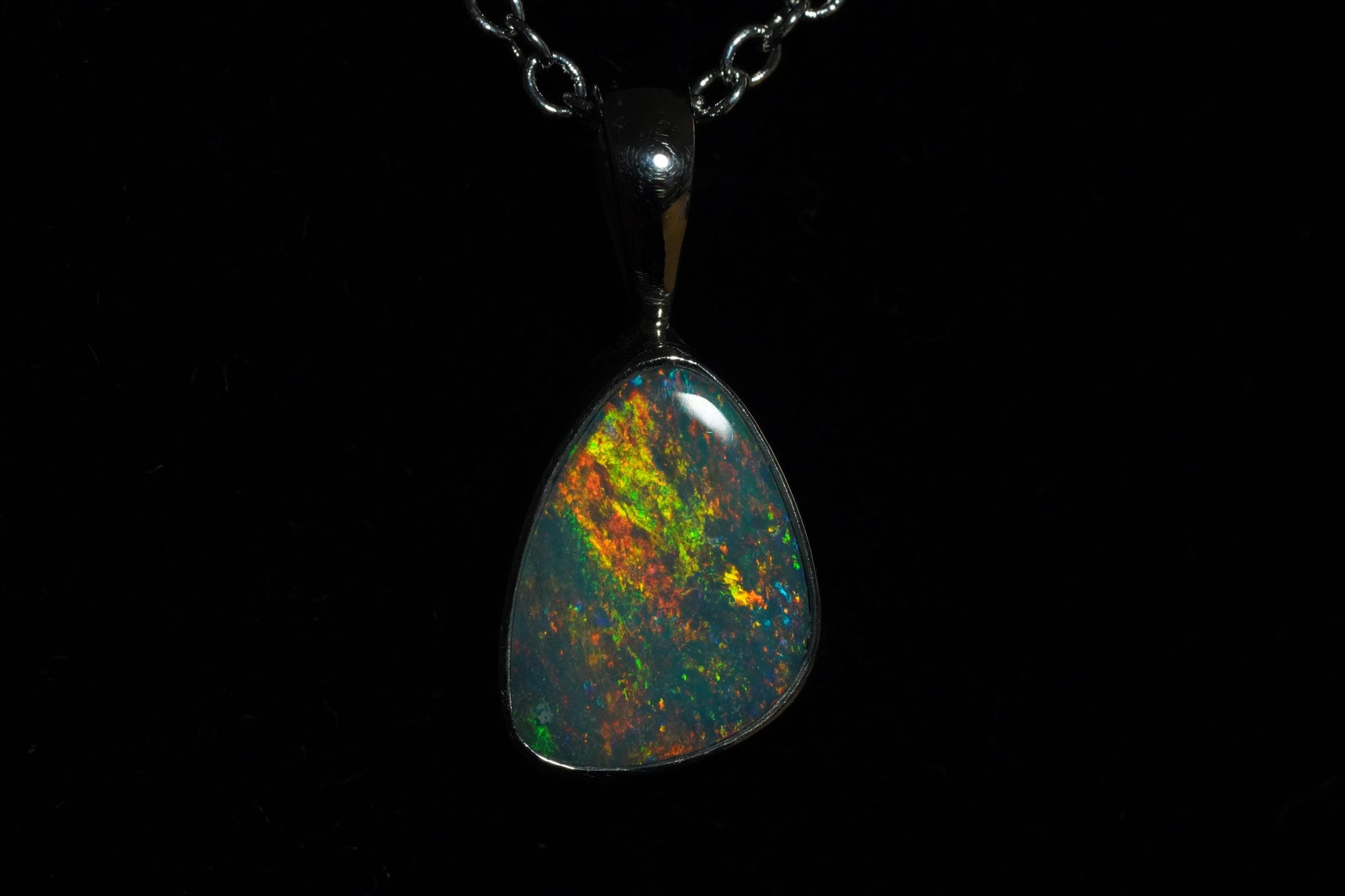 Australian Opal Pendant | Gift For Women October Birthstone