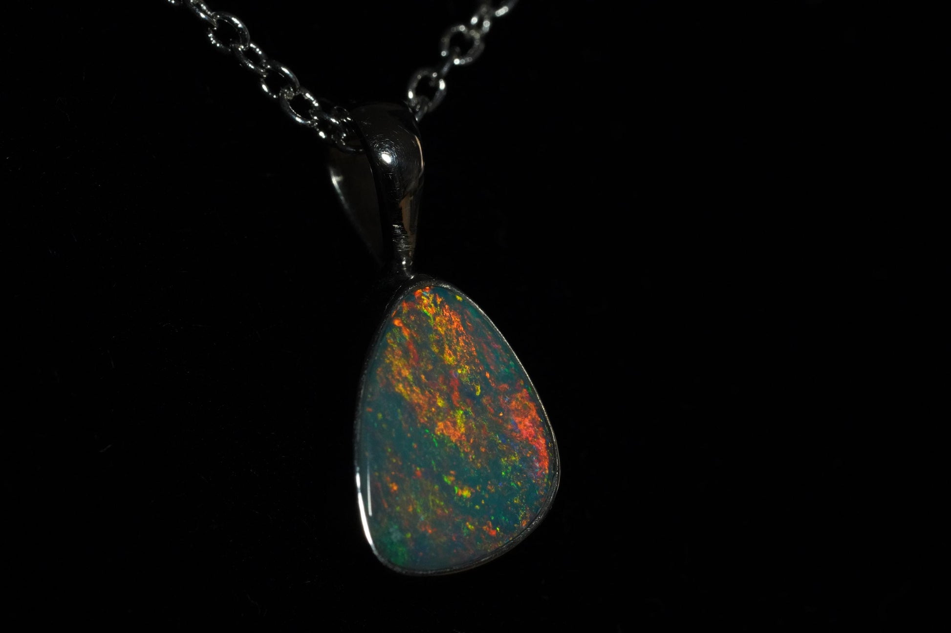 Australian Opal Pendant | Gift For Women October Birthstone
